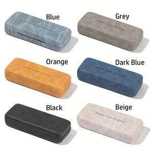 กล่องใส่แว่นตาแบบพกพา ทำจากเหล็กหุ้มหนัง กันน้ำ สำหรับแว่นสายตาและแว่นอ่านหนังสือ ขายส่ง - Product Image 5