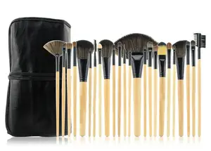 Großhandel Eigenmarke 24-Pieße professionelle Make-up-Pinsel Lidschatten-Basispulver kosmetische Geräte Make-up-Pinsel-Set Werkzeugsatz
