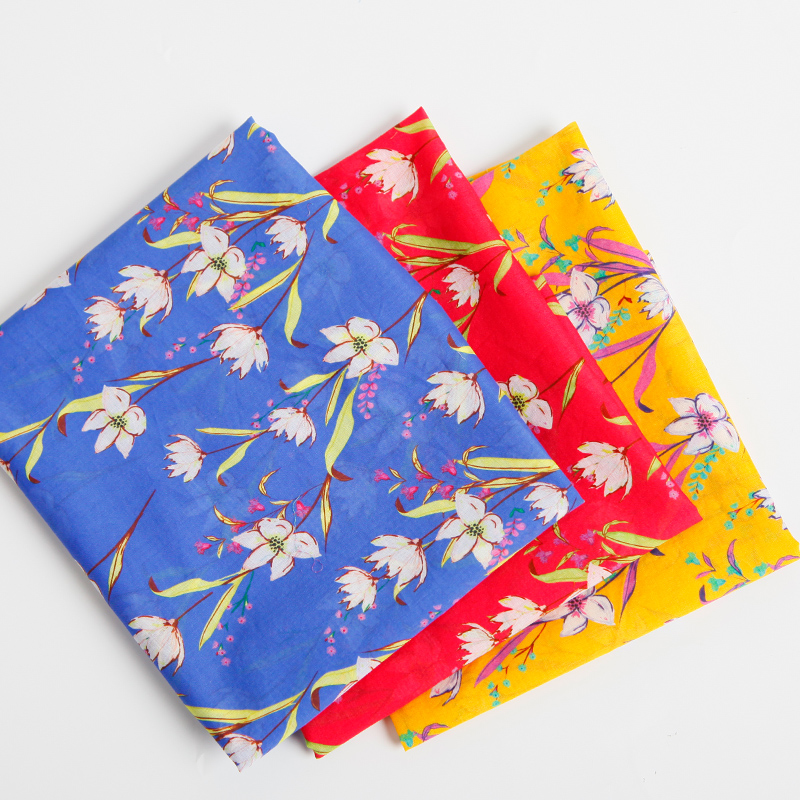 Environmental Protection Custom Animal Print Cotton Fabric and Cotton Voile Print Fabric