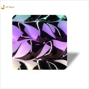 EX172 Factory 4x8 Embossed Stainless Steel <b>Plate</b> 304J1 3D Embossed Gold Mirror <b>Surface</b> Interior Decoration Panel - Product Image 5