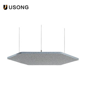Installation facile de l'<span class=keywords><strong>isolation</strong></span> acoustique Suspension <span class=keywords><strong>Plafond</strong></span> Baffle Réduction du bruit Polyester <span class=keywords><strong>Isolation</strong></span> phonique - Product Image 6