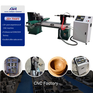 เครื่องกลึงไม้ CNC รุ่น AR1040 สำหรับงานไม้ ขนาด 400 มม. พร้อมหัวจับอัตโนมัติ สำหรับทำถ้วยและชามไม้เอนกประสงค์ - Product Image 1