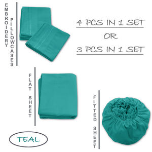 Solid Microfiber <b>Duvet</b> Cover Set 100% Polyester OEKO-TEX Certified 1800TC Anti-Static Customized <b>Hotel</b> & Home Use - Product Image 6