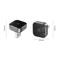 Adaptateur sans fil 2-en-1 CarPlay et Android Auto - Connexion automatique, plug-and-play, dongle USB
