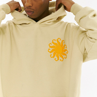 Sweats à capuche épais et lourds à impression bouffante 3D avec logo personnalisé Fabricants Sweat à capuche surdimensionné en coton vierge pour hommes avec impression bouffante