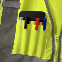 Vêtements de sécurité réfléchissants à manches longues personnalisés, modèles de vêtements haute visibilité, gilets de sécurité avec fermeture éclair