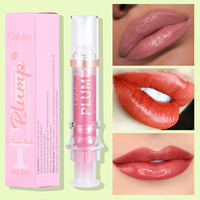 Clubday Gloss à lèvres professionnel hydratant, transparent, scintillant, repulpant, 6ml