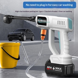 Idropulitrice Wireless <span class=keywords><strong>per</strong></span> Auto 30 Bar in ABS e Rame Bianco/Nero/Arancione - Product Image 5