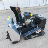 Soplador de Nieve Robótico Portátil con Orugas y Motor de Gasolina/Diésel de Arranque Eléctrico WIGON, Control Remoto, 1 Año de Garantía, 228 kg