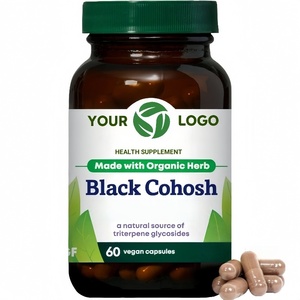 Phong Cách Mới 500Mg Đen <span class=keywords><strong>Cohosh</strong></span> Gốc Viên Nang Nhãn Hiệu Riêng Thảo Dược Tự Nhiên Bổ Sung Sức Khỏe Cho Người Lớn Đen <span class=keywords><strong>Cohosh</strong></span> Chiết Xuất - Product Image 1