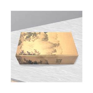 Factory Price Fresh Fruit Vegetable Cardboard Banana handle portable paper box
