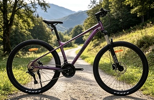 <span class=keywords><strong>VTT</strong></span> en aluminium dégradé violet |   Vélo L-Twoo 27 vitesses, freins hydrauliques, moyeux à 120 bruits, pneus Kenda pour la ville et le <span class=keywords><strong>VTT</strong></span> - Product Image 4