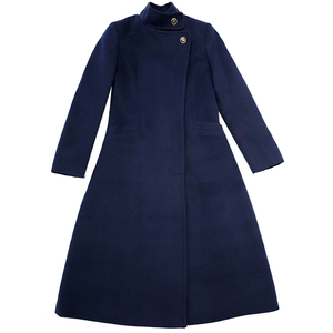 Cappotto da donna per assistenti <span class=keywords><strong>di</strong></span> <span class=keywords><strong>volo</strong></span> personalizzato giacca <span class=keywords><strong>di</strong></span> lana per uniformi invernali lunghe e aderenti al ginocchio - Product Image 4