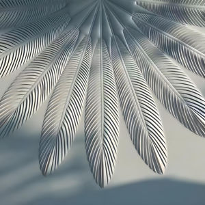 ألواح حائط منحوتة من الجلد ثلاثي الأبعاد حديثة عالية الجودة مقاومة للماء لتزيين الفنادق والمنزل خلفية أنيقة للتصميم الداخلي - Product Image 4