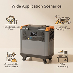 Portable Power Station 5000W 5300Wh 230V Pure Sine Wave With Type C Emergency <b>Backup</b> For Home Use - Product Image 3