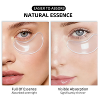 Masque pour les yeux en feuille éclaircissant le plus vendu et le mieux noté avec formule à la niacinamide pour estomper les cernes et éclaircir les yeux, adapté à tous les types de peau