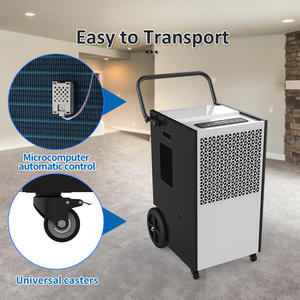 GREENFLY JJPRO 2025 Déshumidificateur 60L à usage commercial Nouveau-venu Poussoir à la main Sous-sol Garage Entrepôt Facile à déplacer pour la maison - Product Image 5