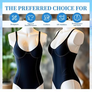 80% Nylon 20% Spandex Fabric, 4-Way Stretch Elastic Material, Ideal for Swimwear and Sportswear Sewing - Product Image 4