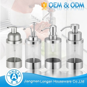 Campioni Gratuiti: Dispenser di Sapone <span class=keywords><strong>Liquido</strong></span> da Cucina <span class=keywords><strong>in</strong></span> Acciaio Inossidabile 304 Trasparente con Pompa Dosatrice, Prodotto <span class=keywords><strong>in</strong></span> Cina - Product Image 3