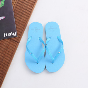 Infradito estive da donna tinta unita antiscivolo da spiaggia con punta aperta leggere per coppie - Product Image 3