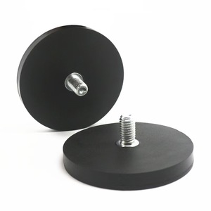 Materiales magnéticos ligeros para automóviles Imanes de neodimio recubiertos de goma 22mm 34mm 43mm 66mm 88mm con base de tierras raras - Product Image 3