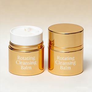 Bálsamo Limpiador Mineral Orgánico Vegano de Marca Privada con Diseño Retráctil y Envase Dorado - Product Image 1