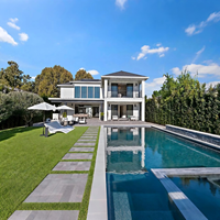 Villa modulaire à ossature légère en acier moderne, maison préfabriquée, chambre à coucher, salle de bain, cuisine, haute qualité, marque KT, salle de sport, résidence