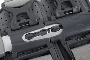 תומך ברך מתכוונן רפואי עם צירים, אורתוזיס לקיבוע הרגל, סד ברך לאוסטאוארתריטיס, מסגרת פלדה מרוכבת - Product Image 5