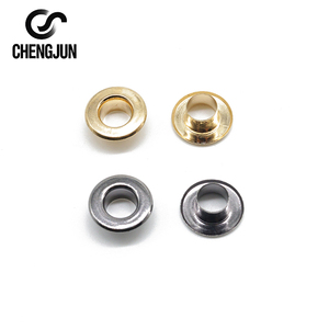 Kim loại phẳng dây giày với máy giặt 5mm Đồng giày & Túi phụ kiện phần cứng tùy chỉnh kích thước cho quần áo & phụ kiện may mặc - Product Image 5
