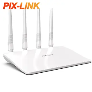 Routeur sans fil PIX-LINK Antennes externes Routeur Wifi Amplification du signal à large couverture 300bps 2.4GHz Stabilité du signal pour le bureau et la maison