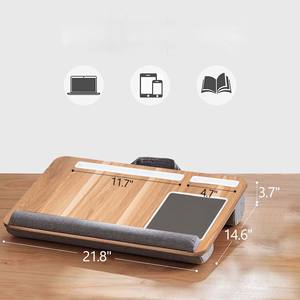 IStapromo regali di bambù Multi-funzionale computer portatile casa <span class=keywords><strong>ufficio</strong></span> portatile <span class=keywords><strong>scrivania</strong></span> cuscino morbido cuscino del computer portatile letto per casa <span class=keywords><strong>ufficio</strong></span> divano - Product Image 3