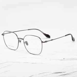 Ultra Light Titanium Rectangle <b>Eyeglasses</b> Full Rim Unisex Adult Vision Correction <b>Frames</b> Solid Color Lightweight Design - Product Image 2