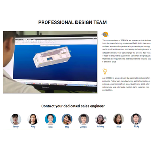 Service de fabrication sur mesure par usinage CNC de précision BERGEK, pièces d'équipement de transformateur en aluminium et acier inoxydable, brochage, électroérosion à fil, anodisation - Product Image 6