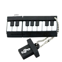 Pendrive de capacidad Real 4GB 8GB 16GB 32GB 64GB Silicona Piano USB Thumb Pen Drive Memory Stick Flash Disk con cadena