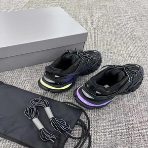 Zapatillas Deportivas Balenciaga Track 3.0 Retro con Estampado Animal en Cuero Genuino, Serie LED, Estilo Diseñador, Dropshipping 2025 - Product Image 5