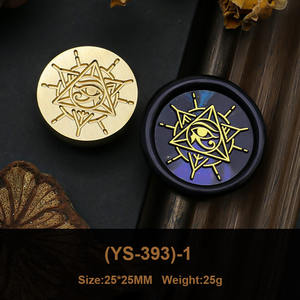 Vente en gros Western Mythology Series Eye Of Horus Cross Athena <span class=keywords><strong>Apollo</strong></span> Wax Seal Stamp Head - Product Image 6