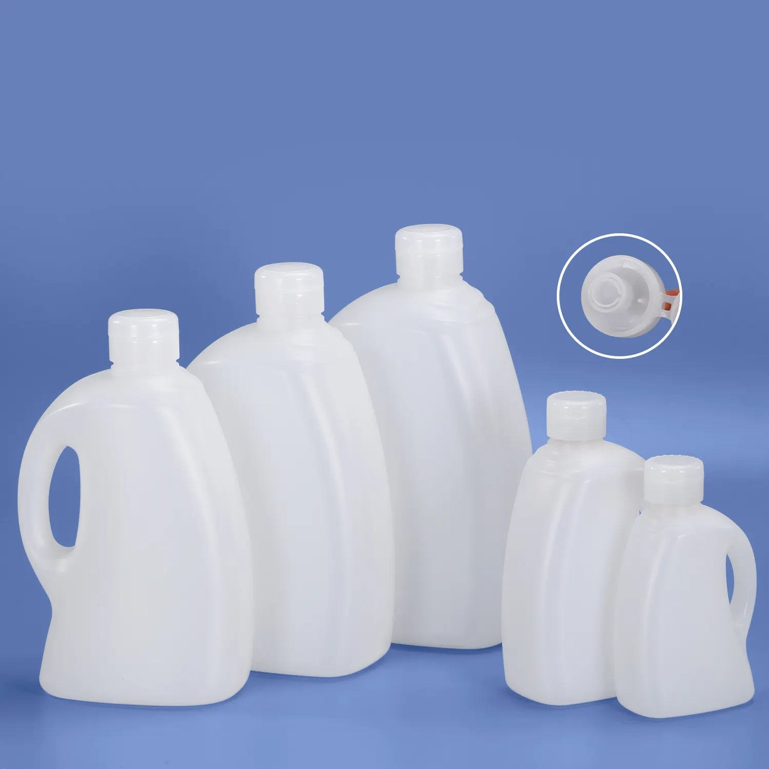 Bouteille d'emballage vide Offre Spéciale 500ml ~ 5L pour conteneur de détergent à lessive de savon liquide