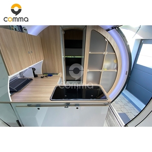 Off Road Mini <span class=keywords><strong>Tear</strong></span> <span class=keywords><strong>Drop</strong></span> cắm trại RV cắm trại Teardrop sợi thủy tinh nhẹ nhất trọng lượng Teardrop cắm trại - Product Image 4