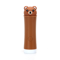 Nouvelle lampe de poche projecteur mini motif animaux mignons porte-clés mini projecteur