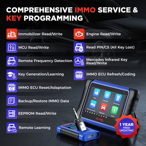 เครื่องมือวินิจฉัยยานยนต์ IM508S PRO พร้อมระบบ Android 11 รองรับการตั้งโปรแกรมกุญแจและบริการสนับสนุน - Product Image 2