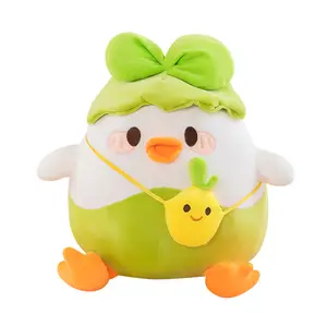 Wholesale Cute Chick Plush Pillow Girl Sleeping Plush Toy Customize Stuffed Animals Birthday Gift For Girls