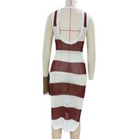 Urlaub Midi Kleider für Frauen Sommer Sexy Backless Elegante Beach wear Bandage Bodycon Sweater Gestricktes Strand kleid