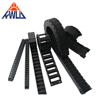 Cadena de tracción cerrada industrial Kwlid Bridge de alta calidad para máquinas CNC, con eslabones de plástico, separador de núcleo y nailon PA66