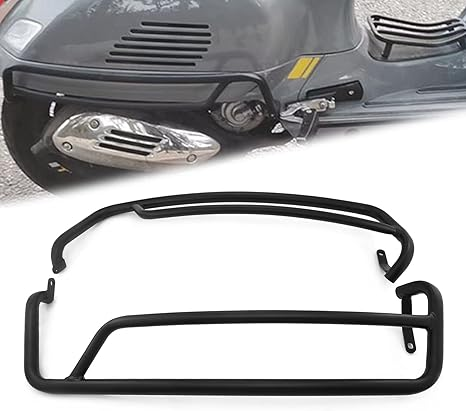 For Vespa GTS 300 Motorcycle Accessories Steel Rear Side Protection Bars Guard Bumper Crash Bar for GTS GTV 200 250  2013-2023