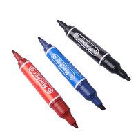 Marcadores Permanentes Bonvada, 3 Colores, Base de Aceite, Puntas Oblicuas/Planas/Redondas, Ancho de Escritura de 6mm, para Papel, Gran Venta