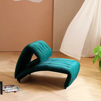 Italienischer Stil Einzelner Chaiselongue-Sessel Faltbar Beweglich Balkon Multifunktionaler Relaxsessel