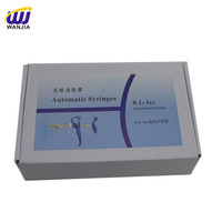 WANJIA Adaptateur Luer Lock Pistolet vétérinaire pour injection de vaccin Injecteur continu réglable 1ml pour petits animaux