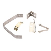Pièces de quincaillerie industrielle - Pinces à ressort en acier inoxydable métriques polies pour tôles, pour fabrication sur mesure