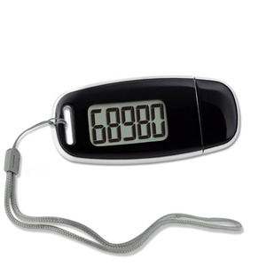 2026 837 <strong>3D</strong> Single-Function Backlight <strong>Pedometer</strong> with Easy Operation Single-Step Counting 5W Output Power Clip-On Lanyard Design - Product Image 1