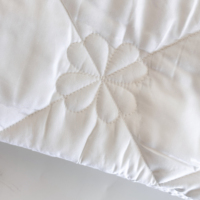 Vente en gros de surmatelas de lit rafraîchissant imperméable à l'eau rembourrage en bambou polyester matelassé à motifs floraux pour la maison hôtel housse de matelas souple